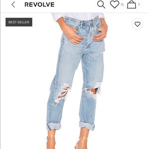Agolde 90s high rise loose fit size 28 jeans